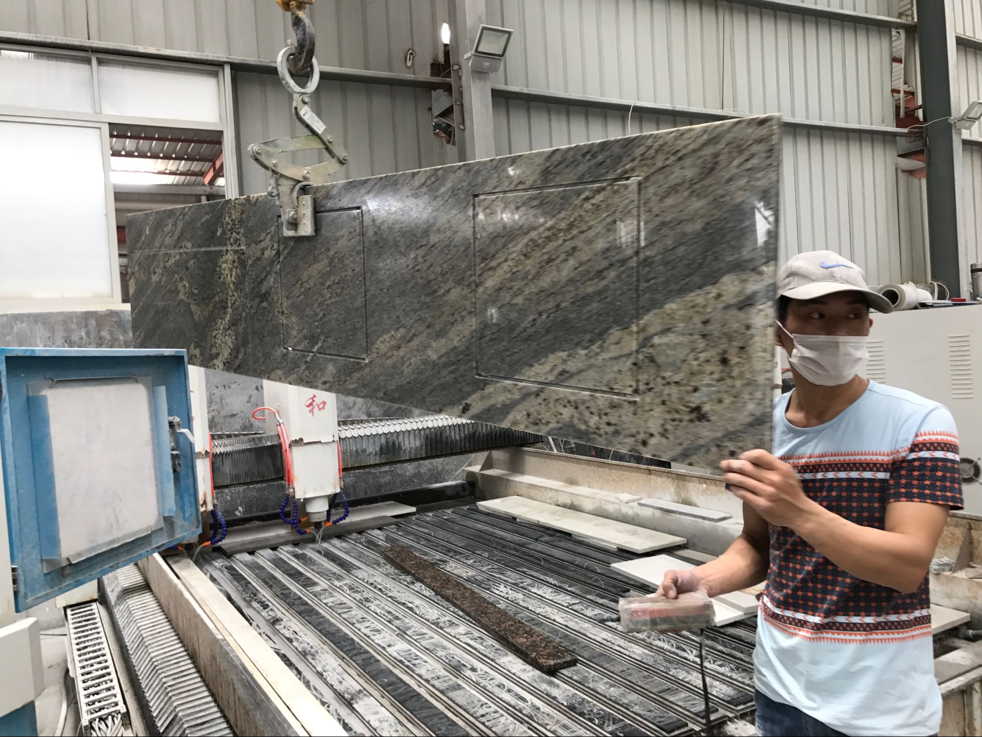 Countertops made by machine