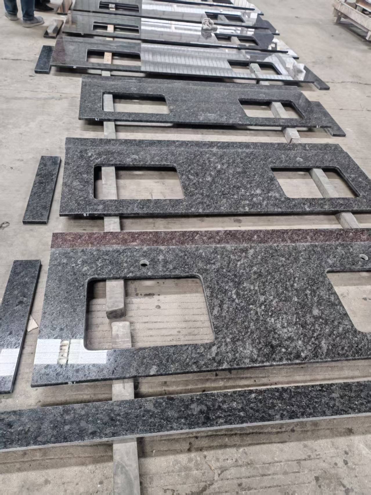 Steel grey granite countertops for USA 