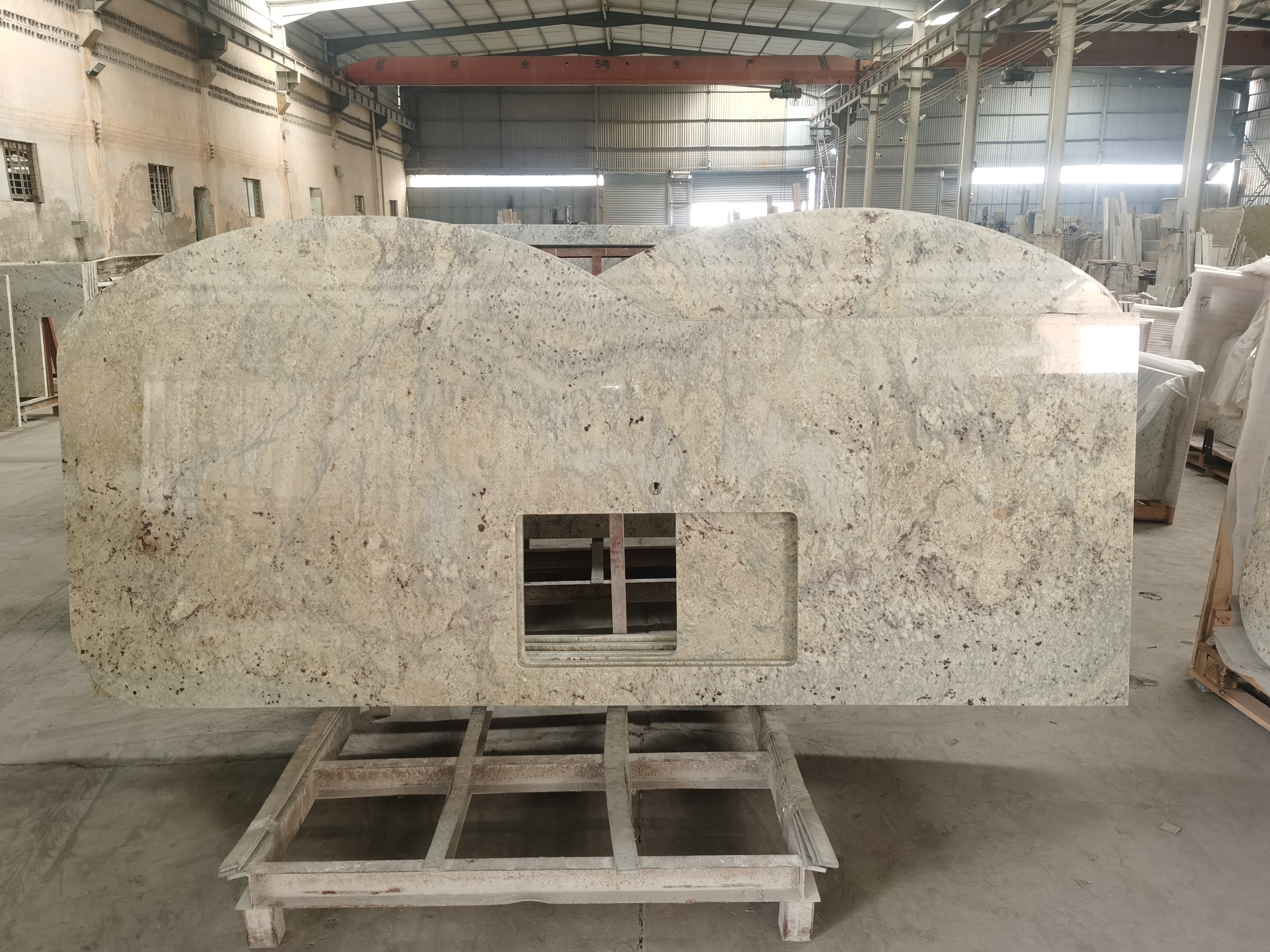 Brazilian River White countertops